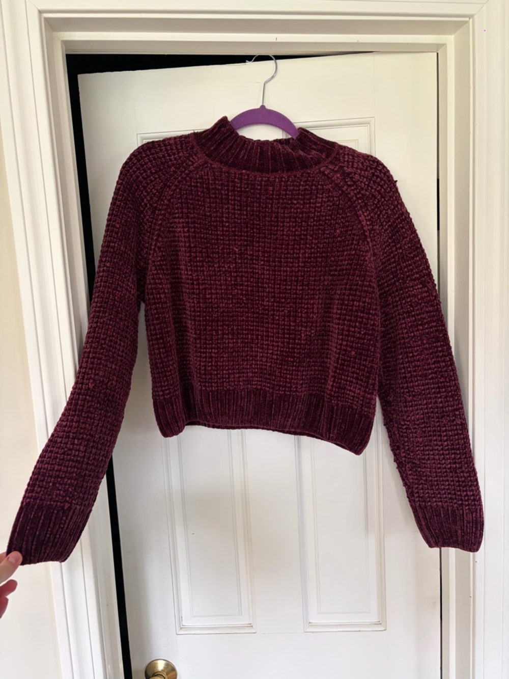 H&M Chunky Turtleneck Sweater - Burgundy